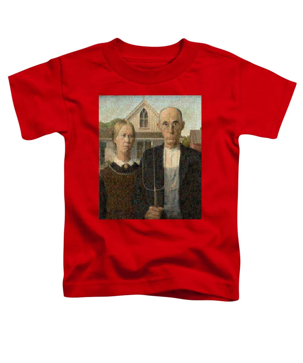 Tribute to American Gothic - Toddler T-Shirt