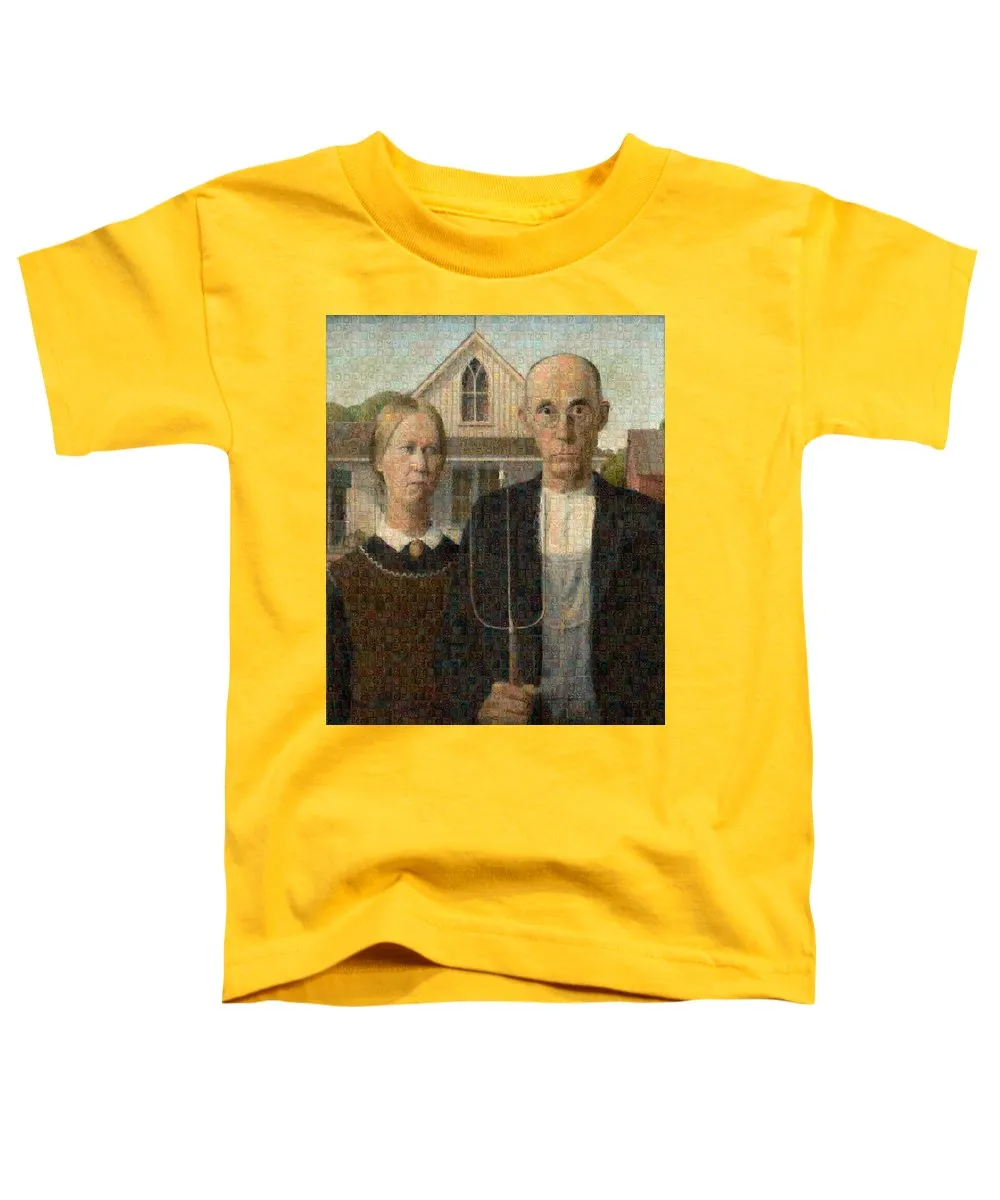 Tribute to American Gothic - Toddler T-Shirt