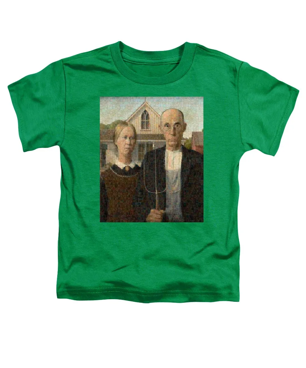 Tribute to American Gothic - Toddler T-Shirt