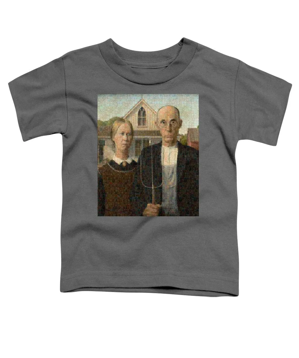 Tribute to American Gothic - Toddler T-Shirt