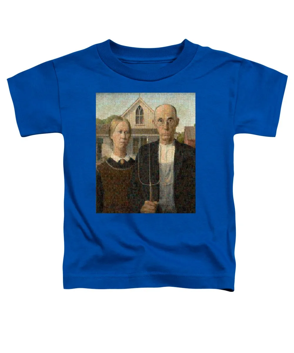 Tribute to American Gothic - Toddler T-Shirt
