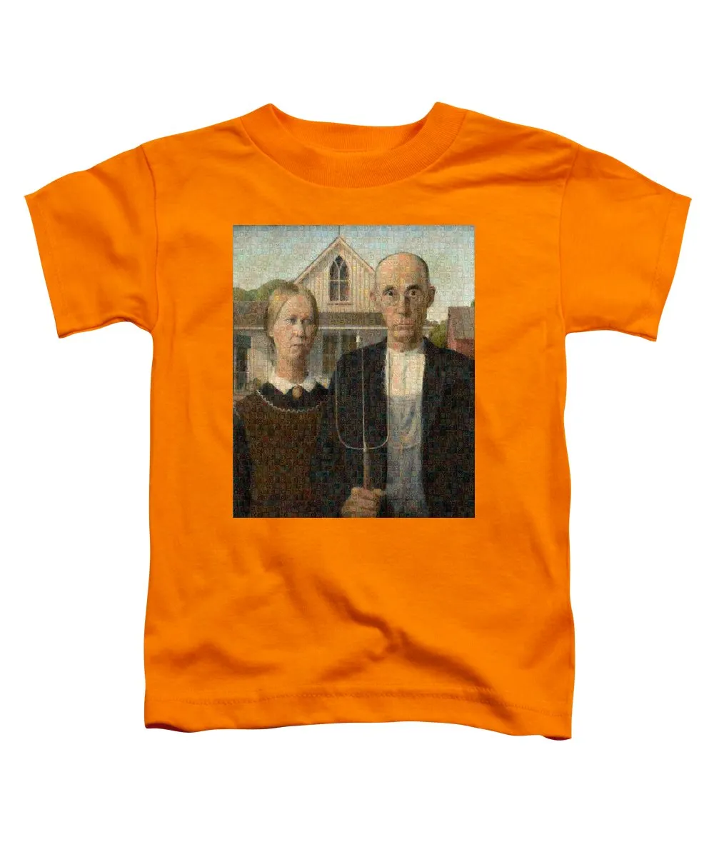 Tribute to American Gothic - Toddler T-Shirt