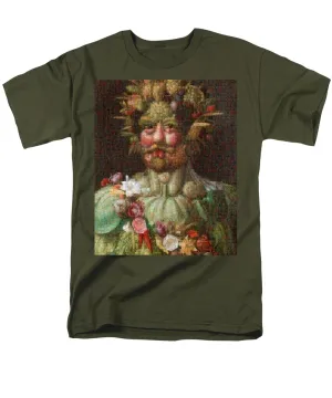 Tribute to Arcimboldo - 1 - Men's T-Shirt  (Regular Fit)