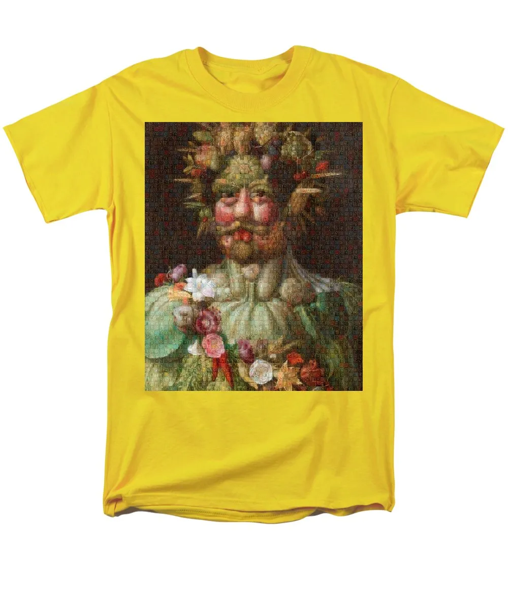 Tribute to Arcimboldo - 1 - Men's T-Shirt  (Regular Fit)