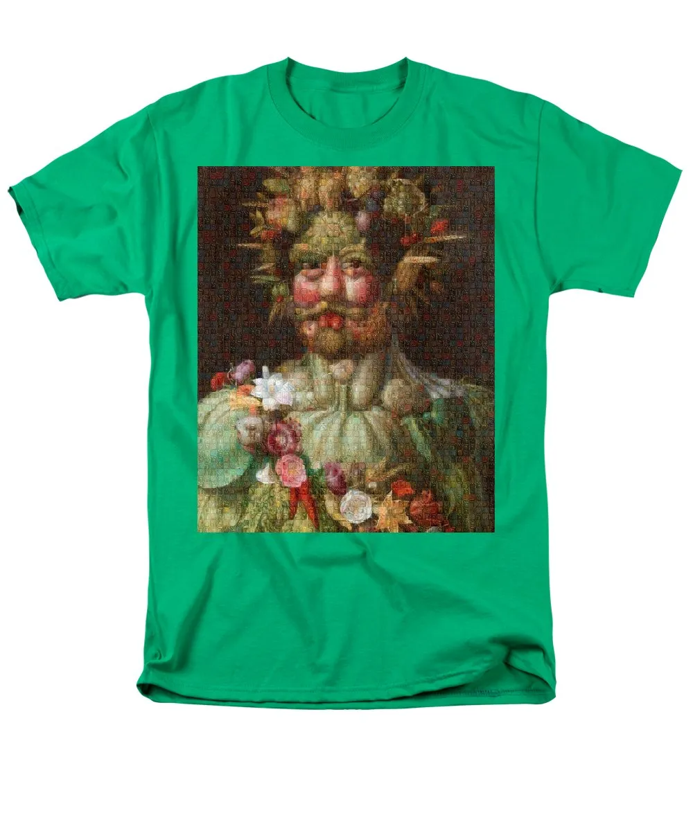 Tribute to Arcimboldo - 1 - Men's T-Shirt  (Regular Fit)