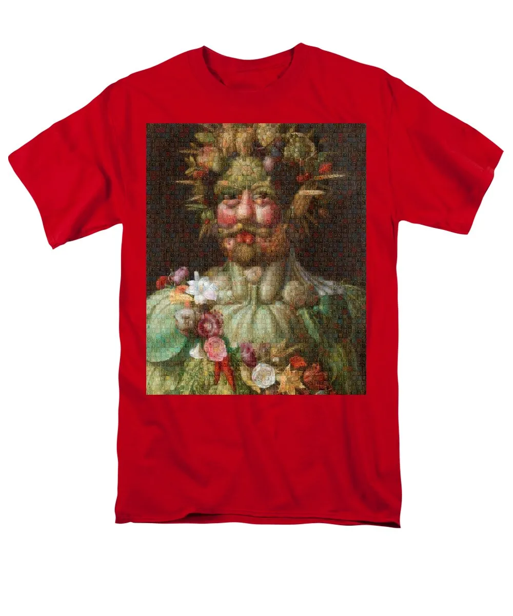 Tribute to Arcimboldo - 1 - Men's T-Shirt  (Regular Fit)
