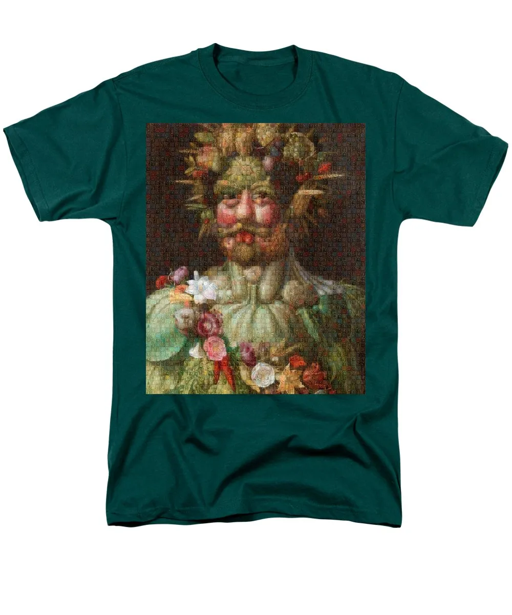 Tribute to Arcimboldo - 1 - Men's T-Shirt  (Regular Fit)