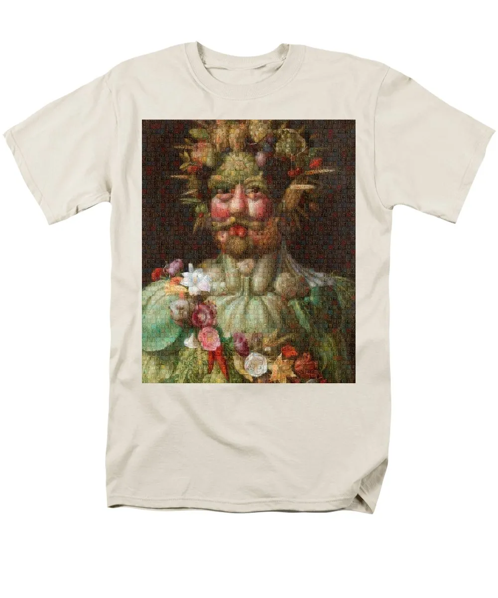Tribute to Arcimboldo - 1 - Men's T-Shirt  (Regular Fit)