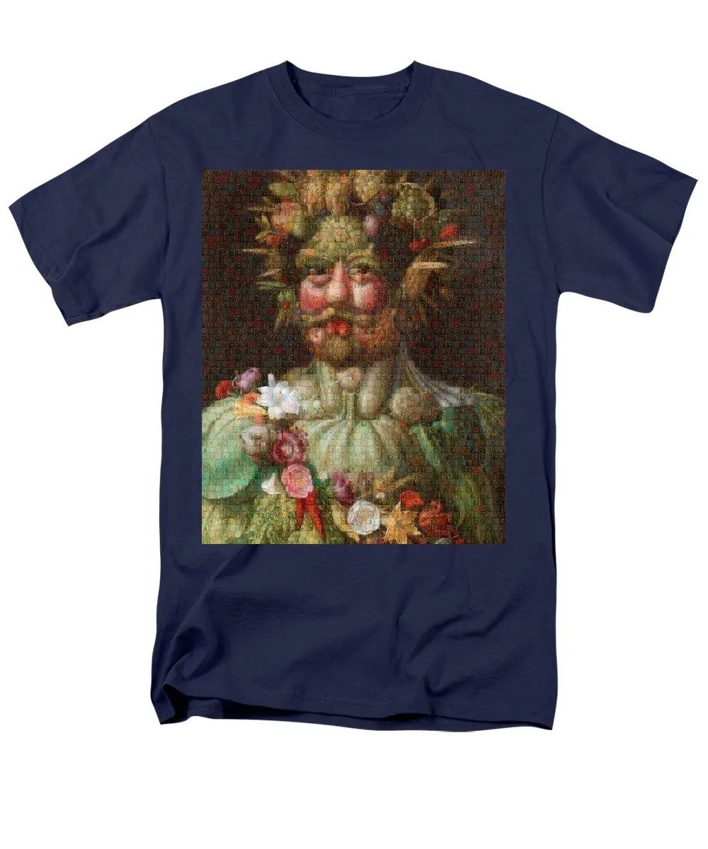 Tribute to Arcimboldo - 1 - Men's T-Shirt  (Regular Fit)