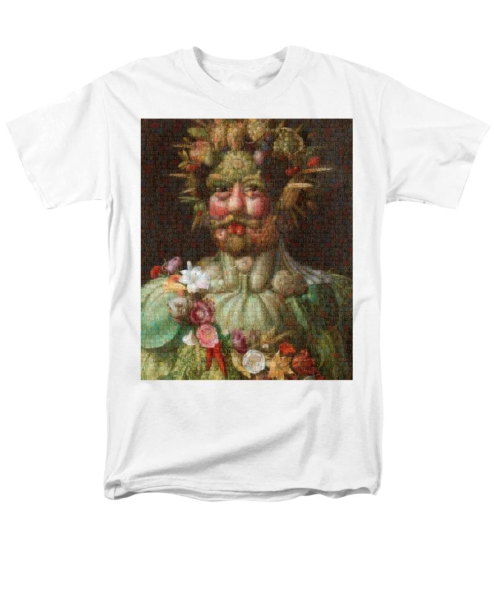 Tribute to Arcimboldo - 1 - Men's T-Shirt  (Regular Fit)