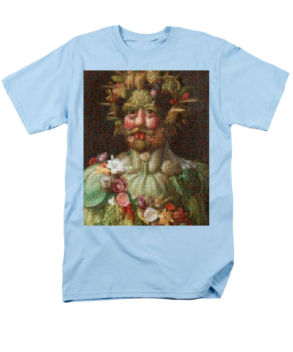 Tribute to Arcimboldo - 1 - Men's T-Shirt  (Regular Fit)