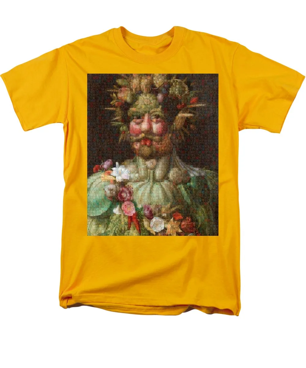 Tribute to Arcimboldo - 1 - Men's T-Shirt  (Regular Fit)
