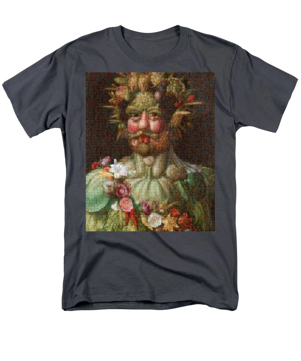 Tribute to Arcimboldo - 1 - Men's T-Shirt  (Regular Fit)