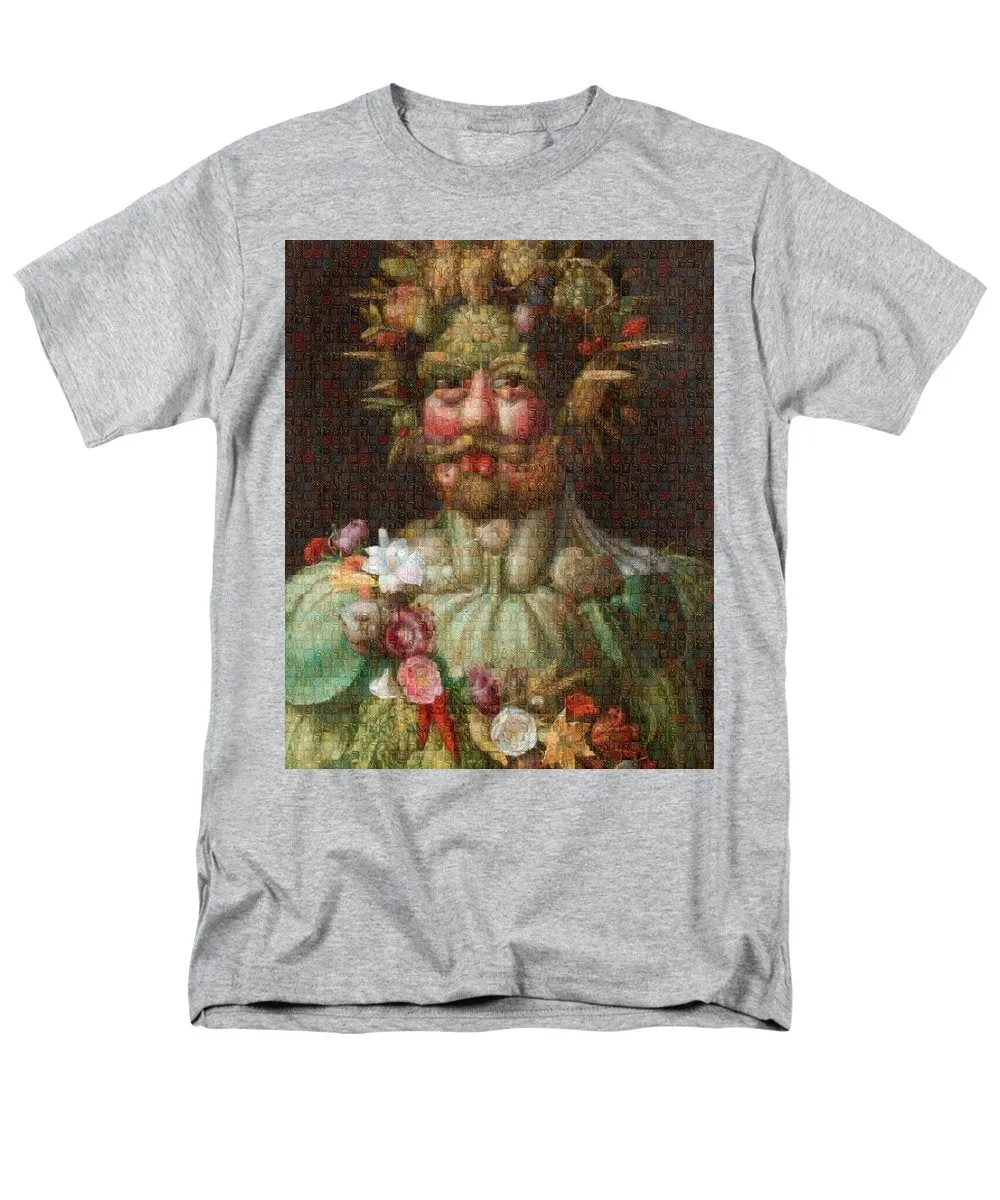 Tribute to Arcimboldo - 1 - Men's T-Shirt  (Regular Fit)