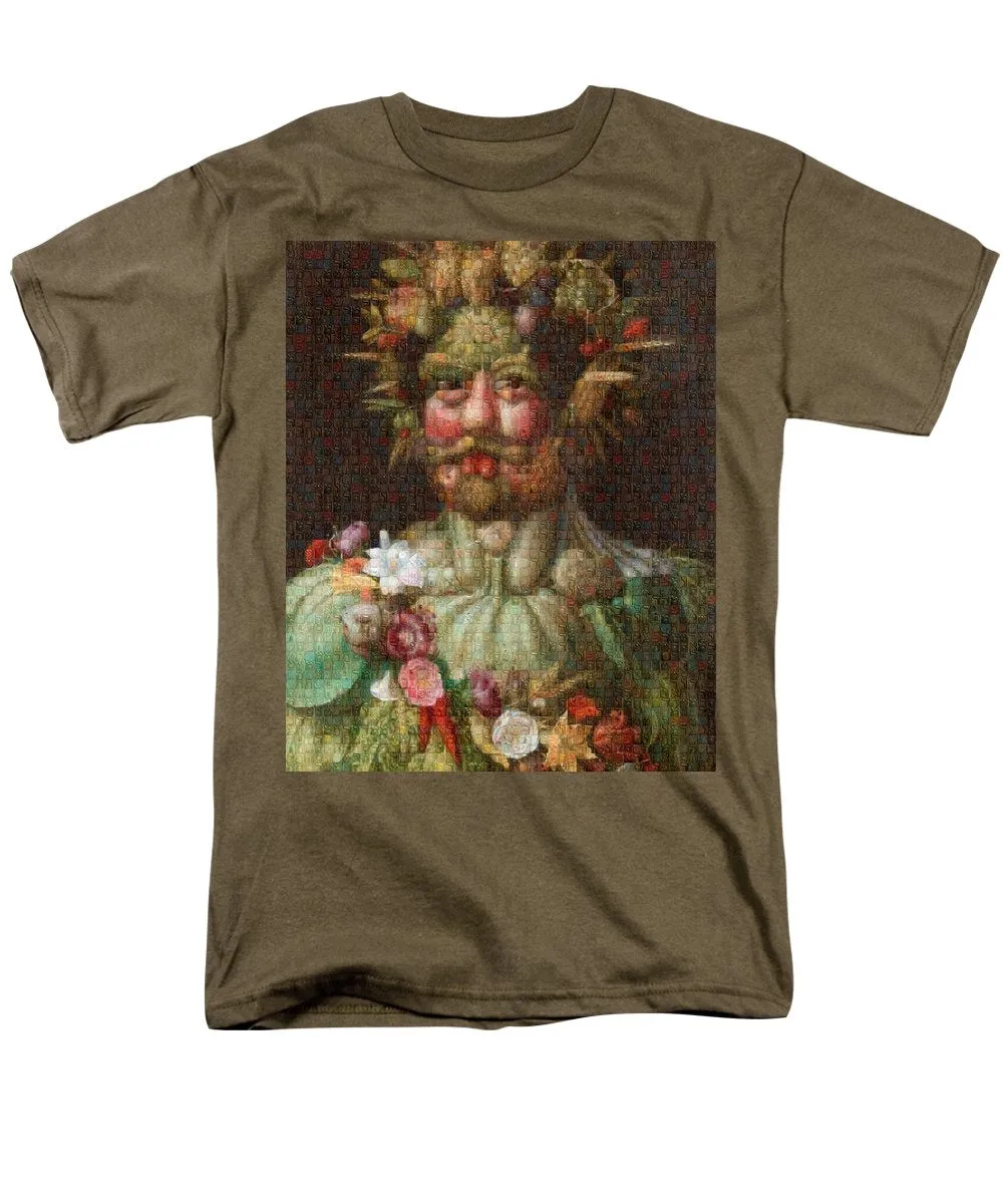 Tribute to Arcimboldo - 1 - Men's T-Shirt  (Regular Fit)