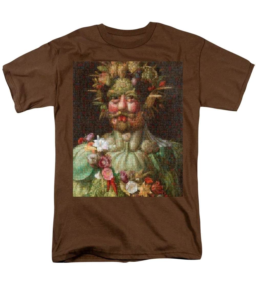 Tribute to Arcimboldo - 1 - Men's T-Shirt  (Regular Fit)