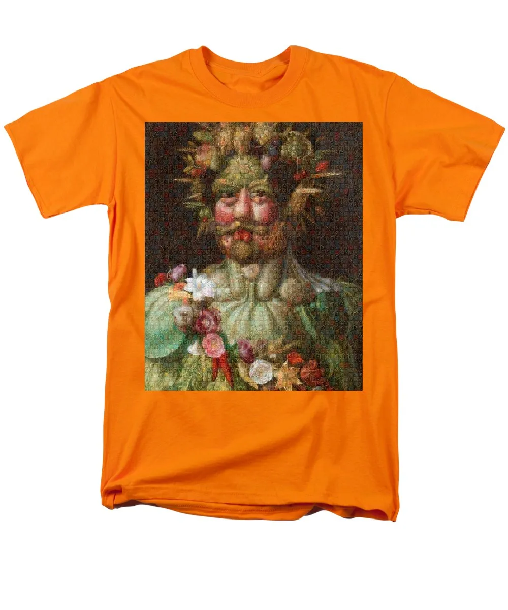 Tribute to Arcimboldo - 1 - Men's T-Shirt  (Regular Fit)