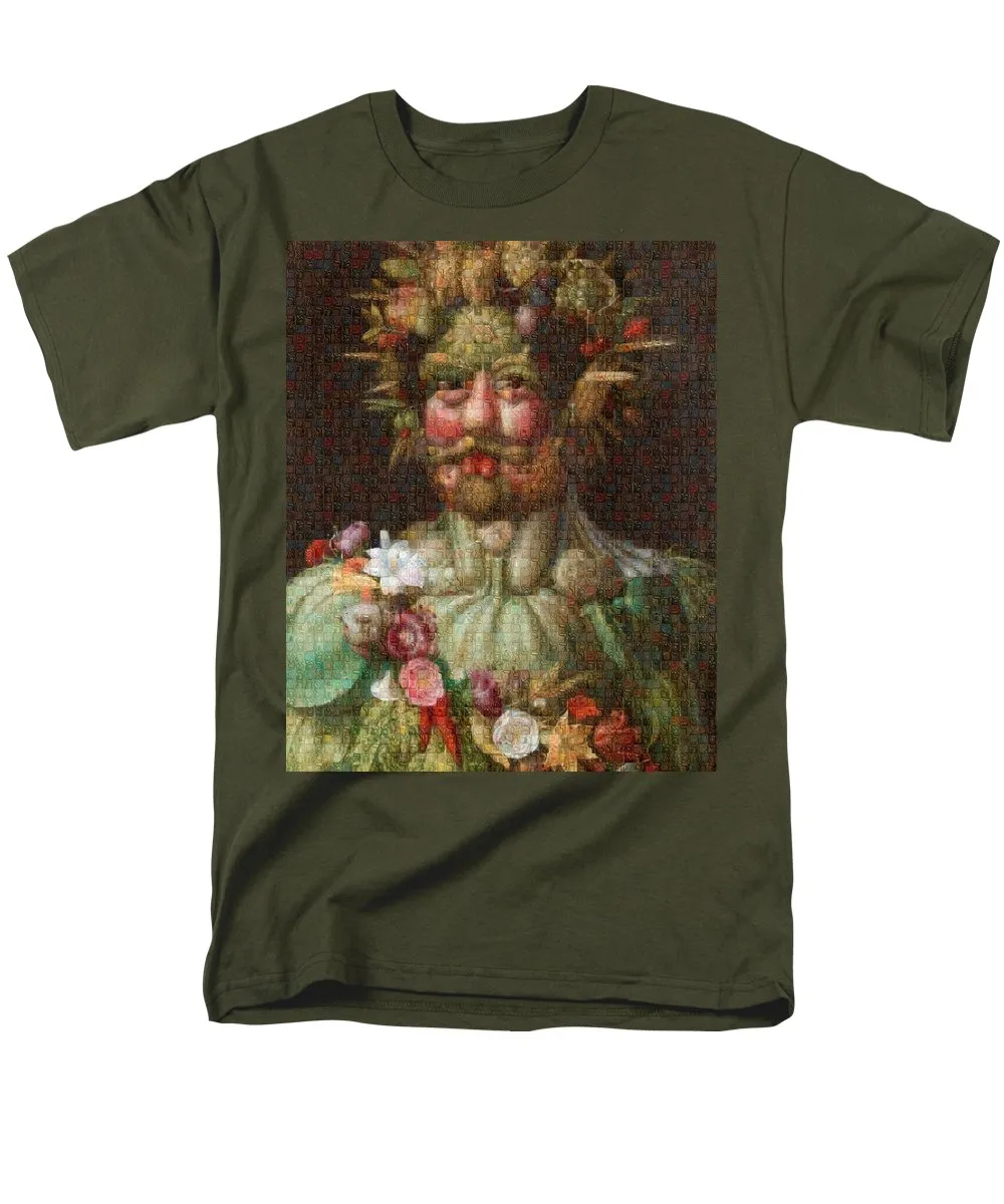 Tribute to Arcimboldo - 1 - Men's T-Shirt  (Regular Fit)