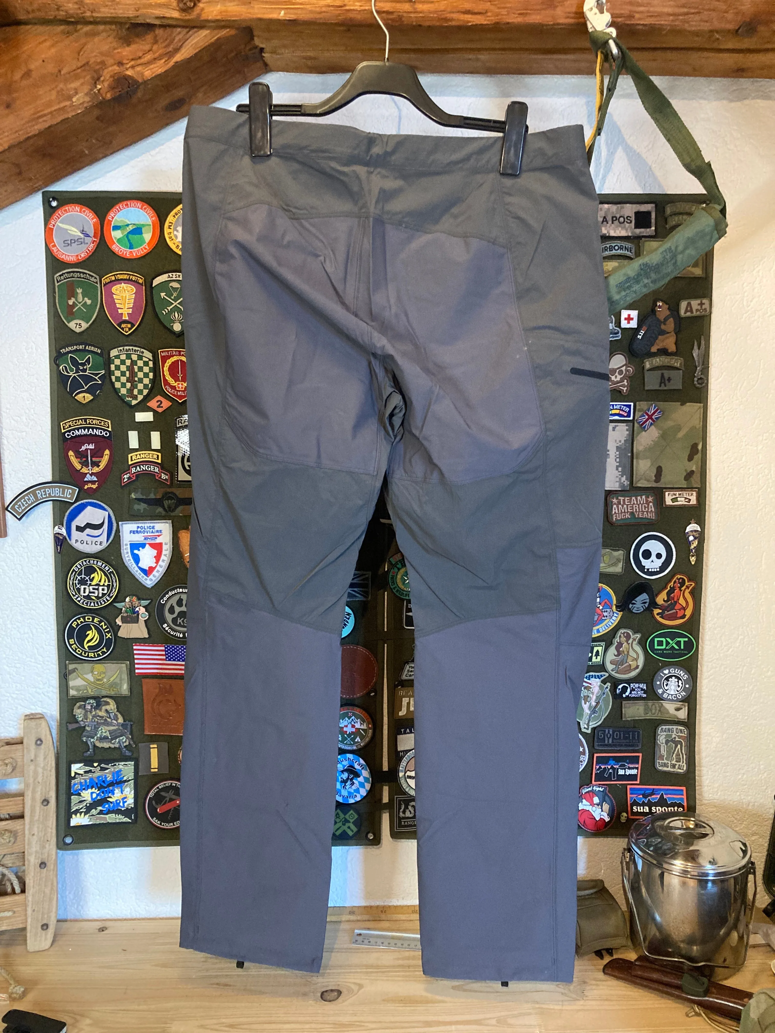 Trouser, Arc'Terx Gamma Grey Softshell Trousers, Size XL