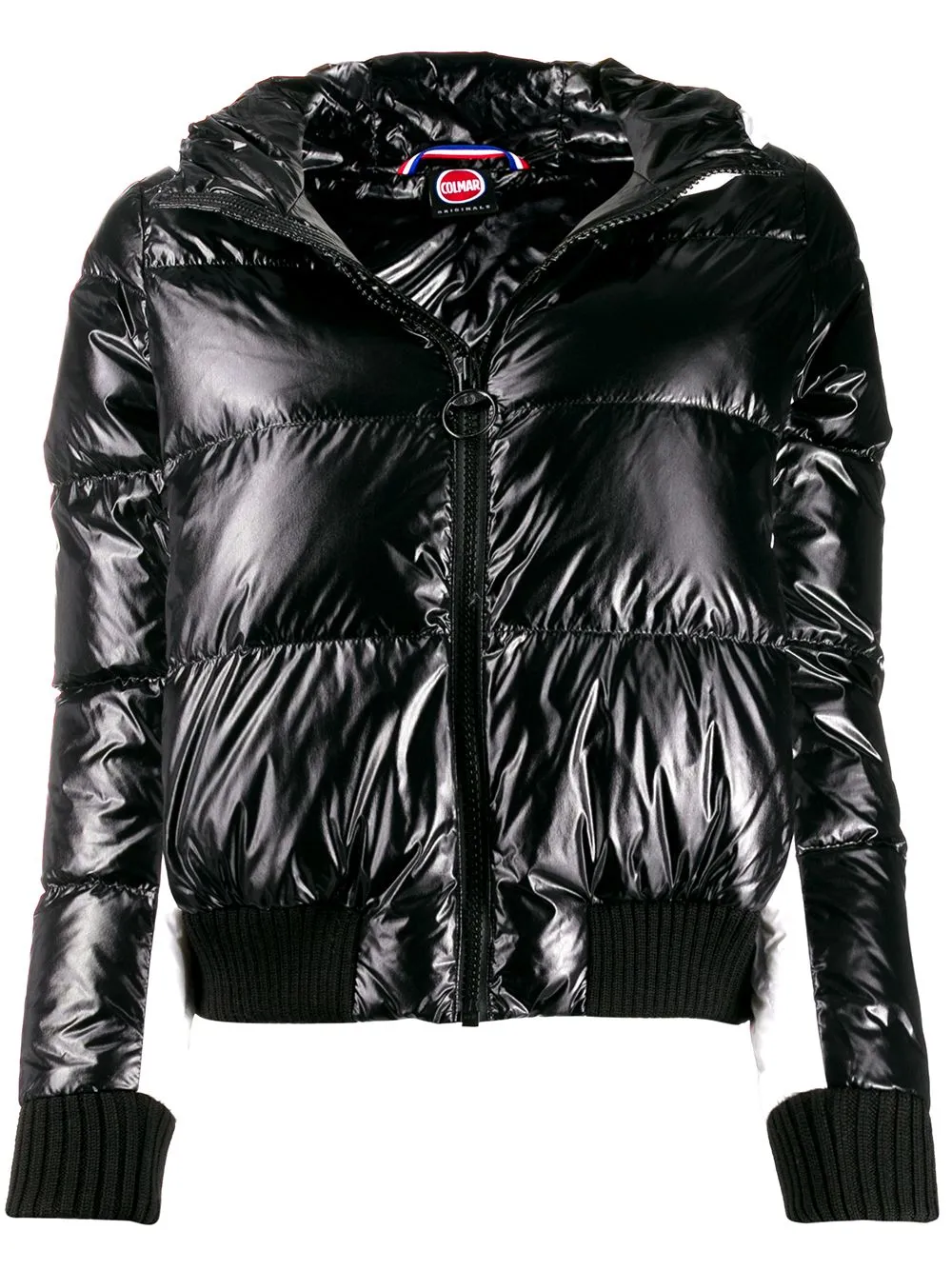 two tone puffier jacket