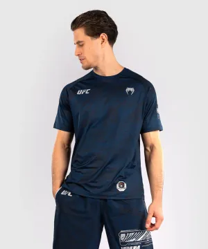 UFC Fusion by Venum Fight Week Men’s Dry-Tech T-Shirt VNMUFC-00303-004 Oceanic Blue M/L