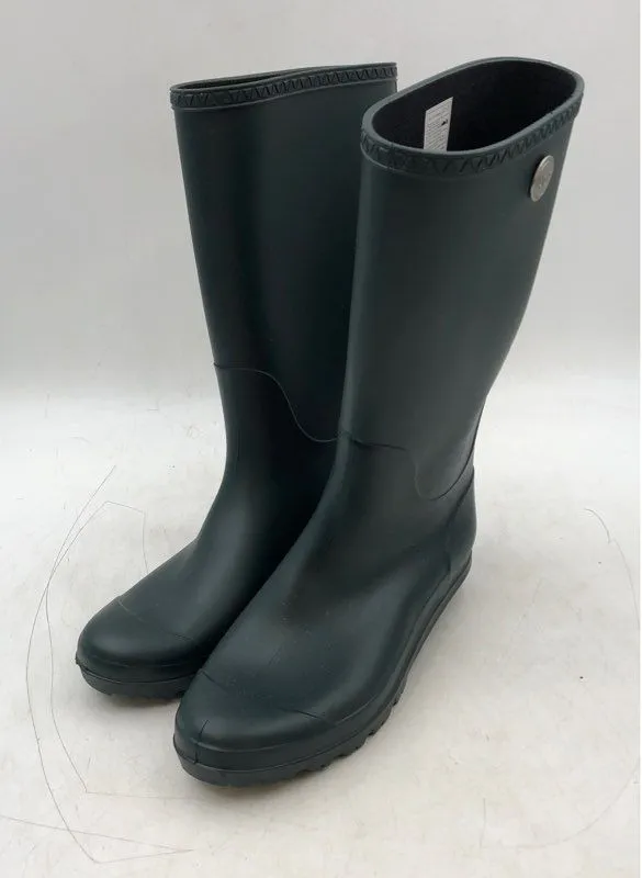 UGG Women's Black Rain Boots - Size 9