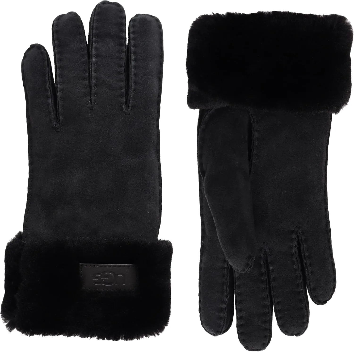 UGG womens Turn Cuff Water Resistant Sheepskin Gloves