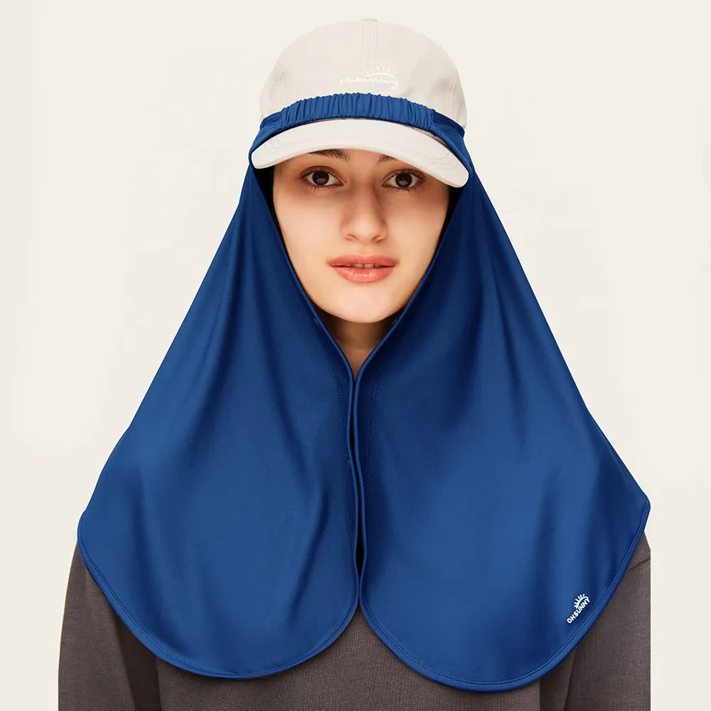Unisex Hat Drape UPF 50  Sun Protection Neck Flap Face Cover Adjustable Size