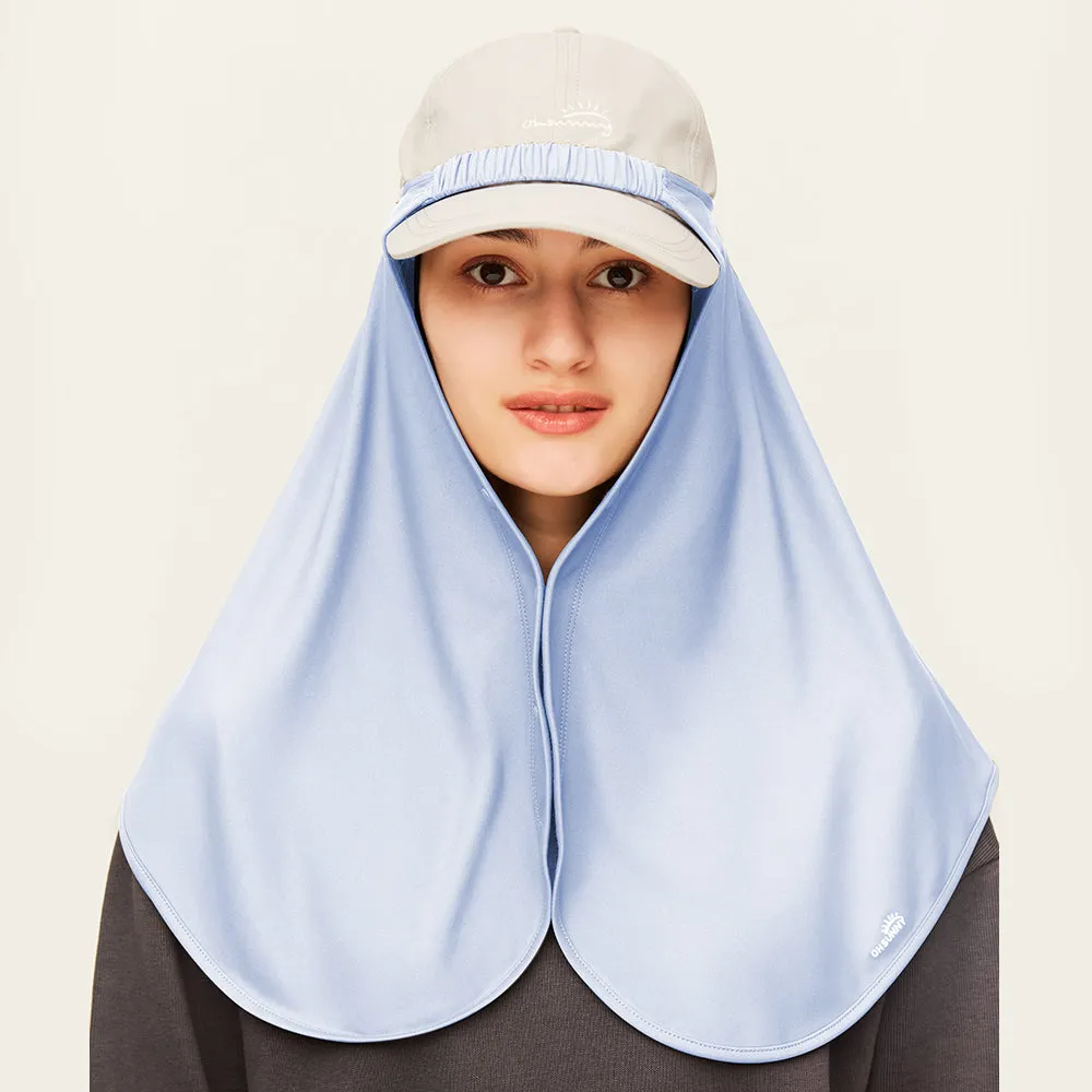 Unisex Hat Drape UPF 50  Sun Protection Neck Flap Face Cover Adjustable Size