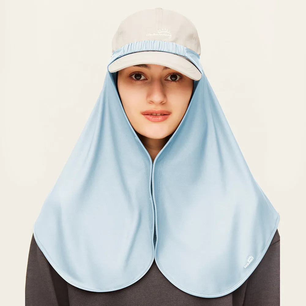 Unisex Hat Drape UPF 50  Sun Protection Neck Flap Face Cover Adjustable Size