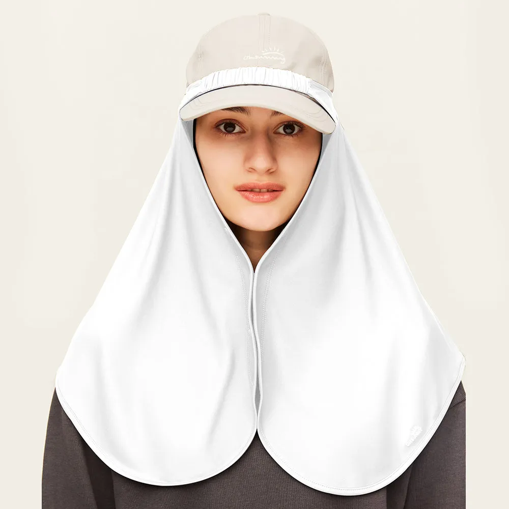 Unisex Hat Drape UPF 50  Sun Protection Neck Flap Face Cover Adjustable Size