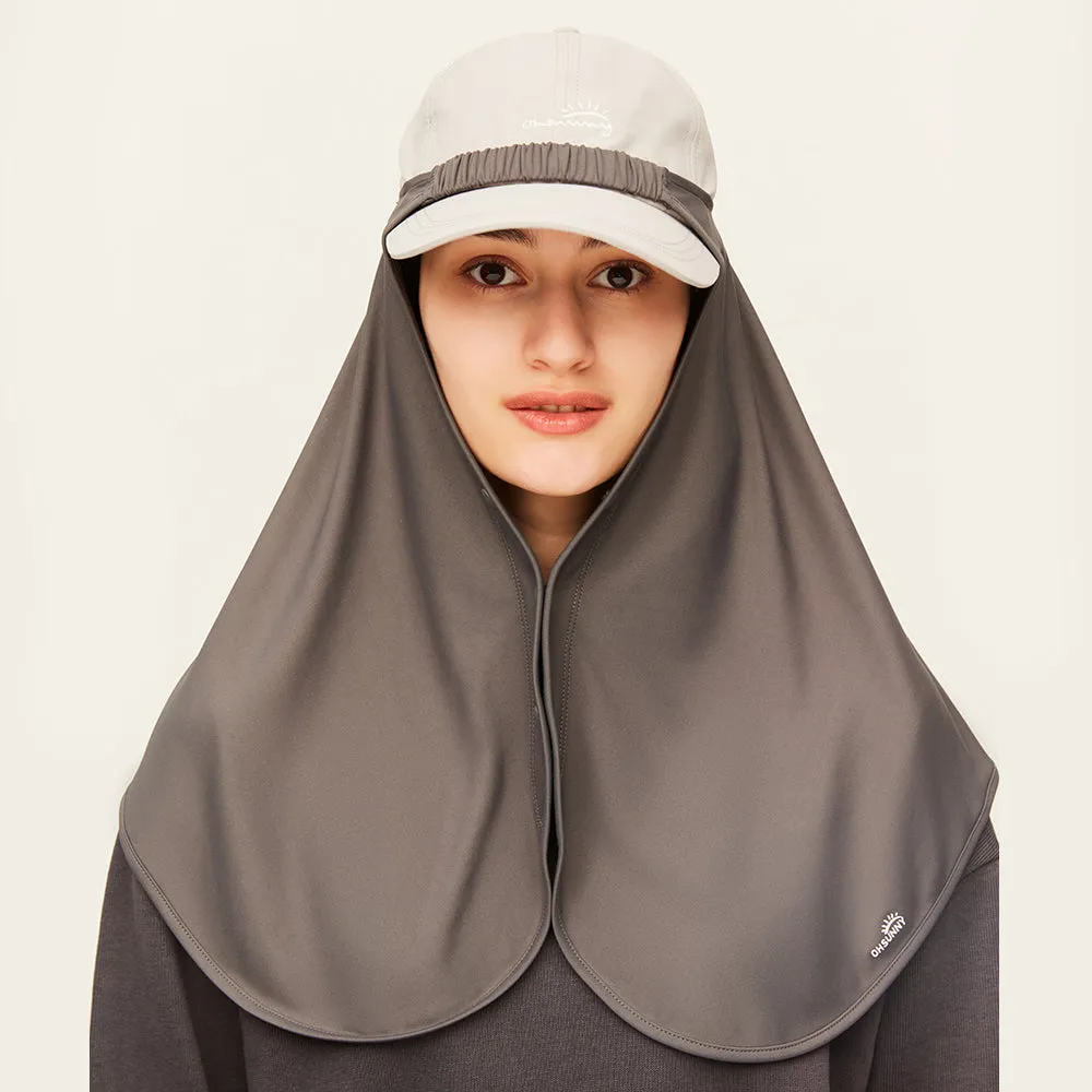 Unisex Hat Drape UPF 50  Sun Protection Neck Flap Face Cover Adjustable Size