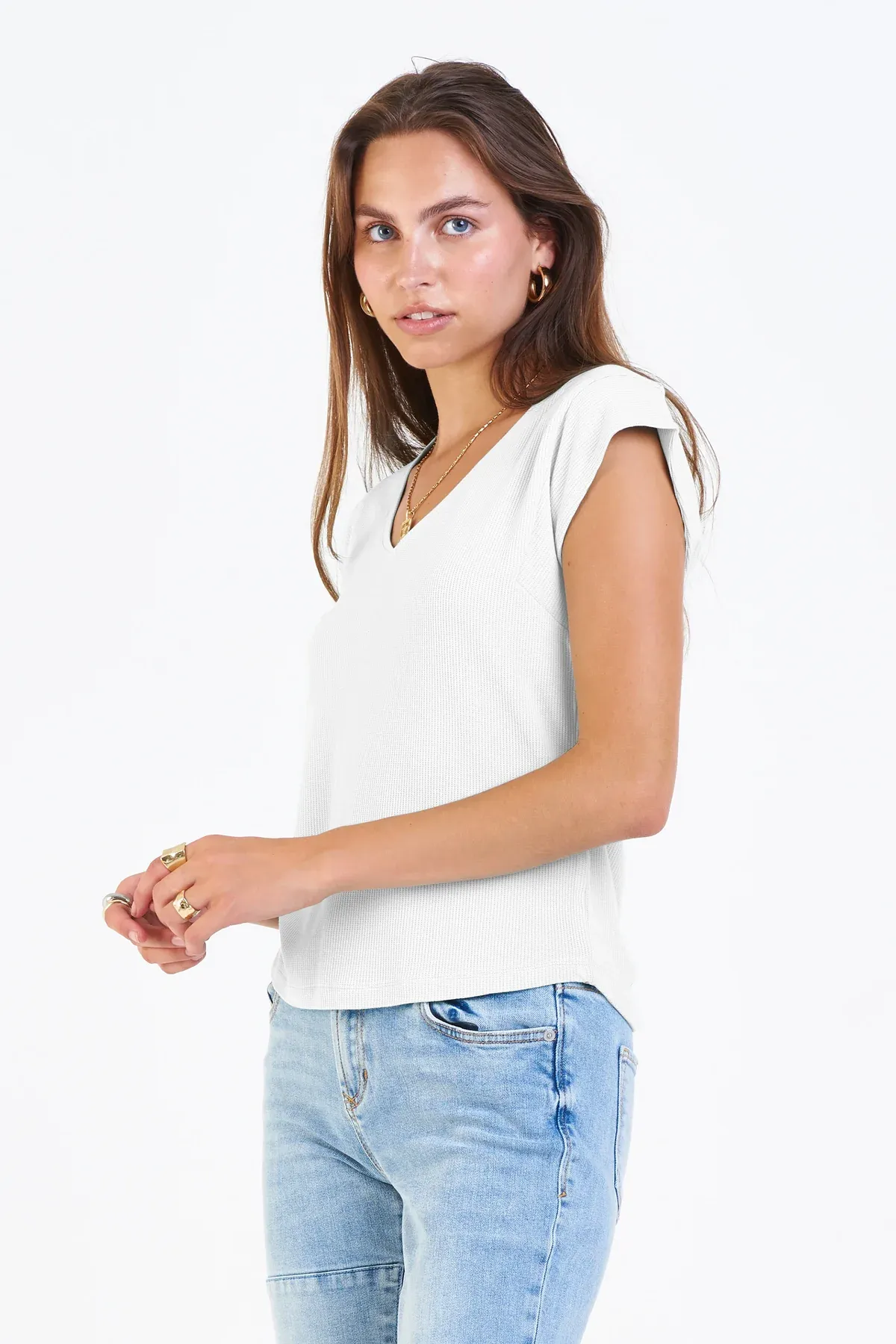 Uri Thermal V-Neck Top