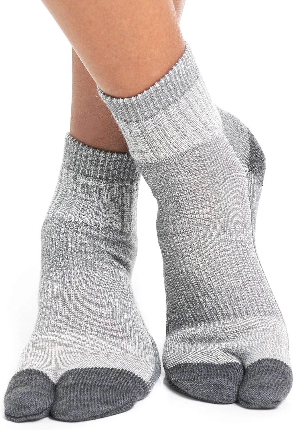 V-Toe Big Flip-Flop Socks - Tabi Split Toe Wool for Men & Women - Japanese Separated Socks