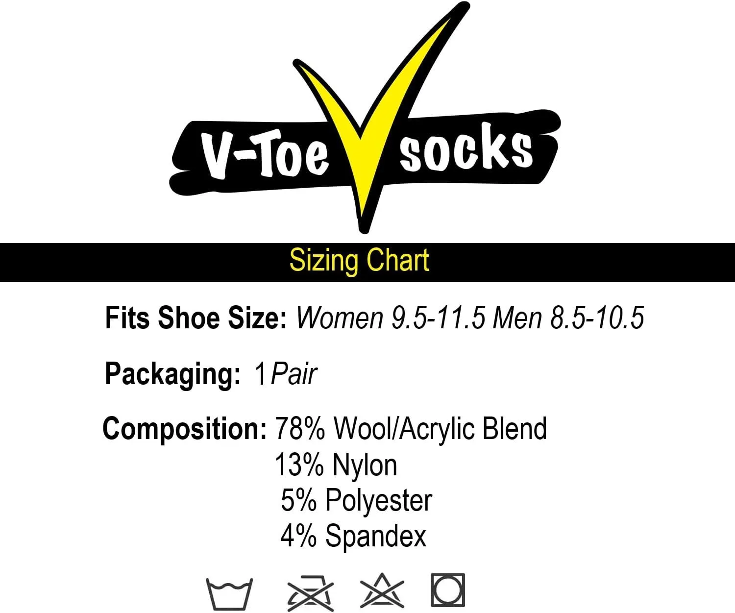 V-Toe Big Flip-Flop Socks - Tabi Split Toe Wool for Men & Women - Japanese Separated Socks