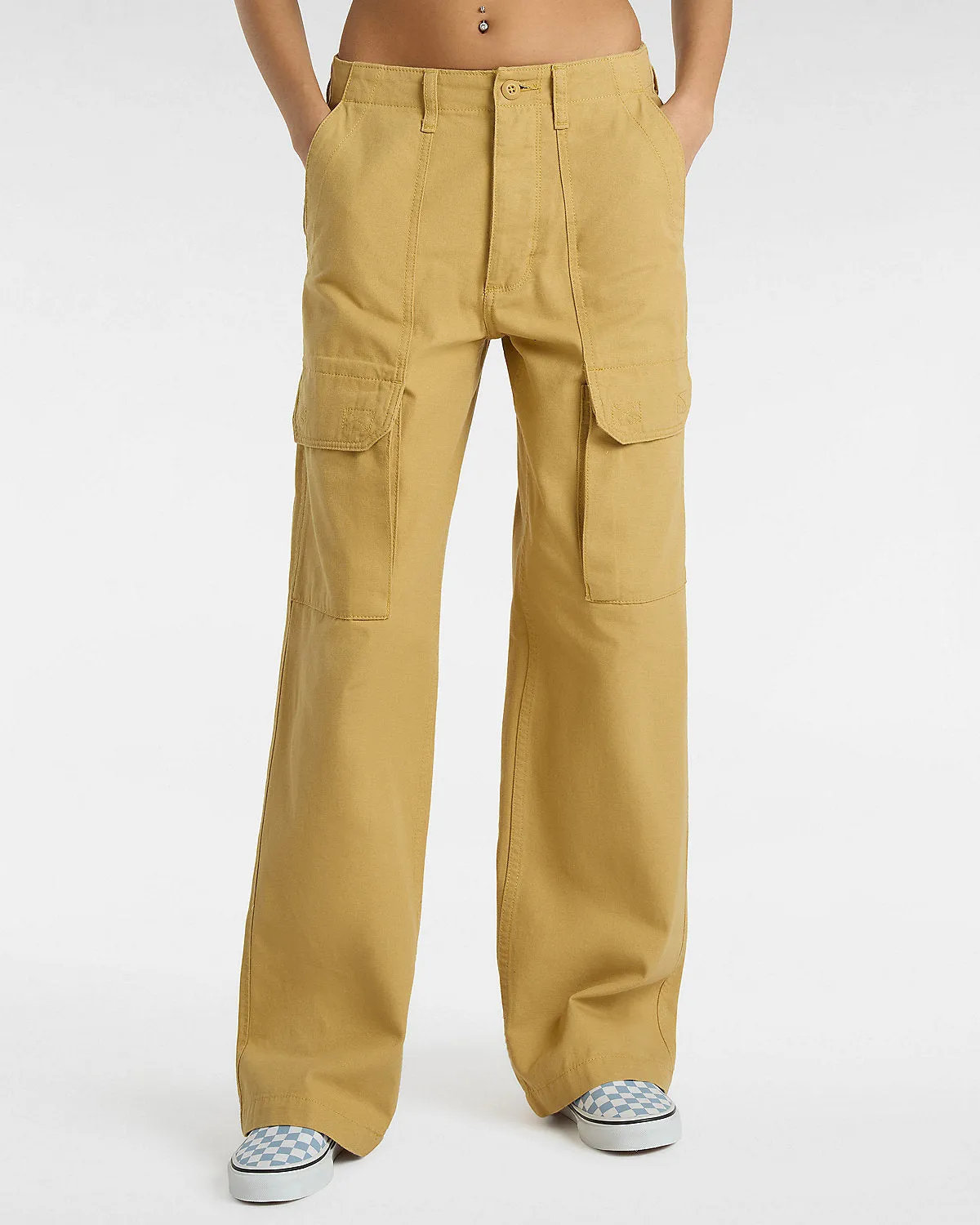 VANS Womens Arroyo Wide Leg Cargo Pant - Antelope Brown
