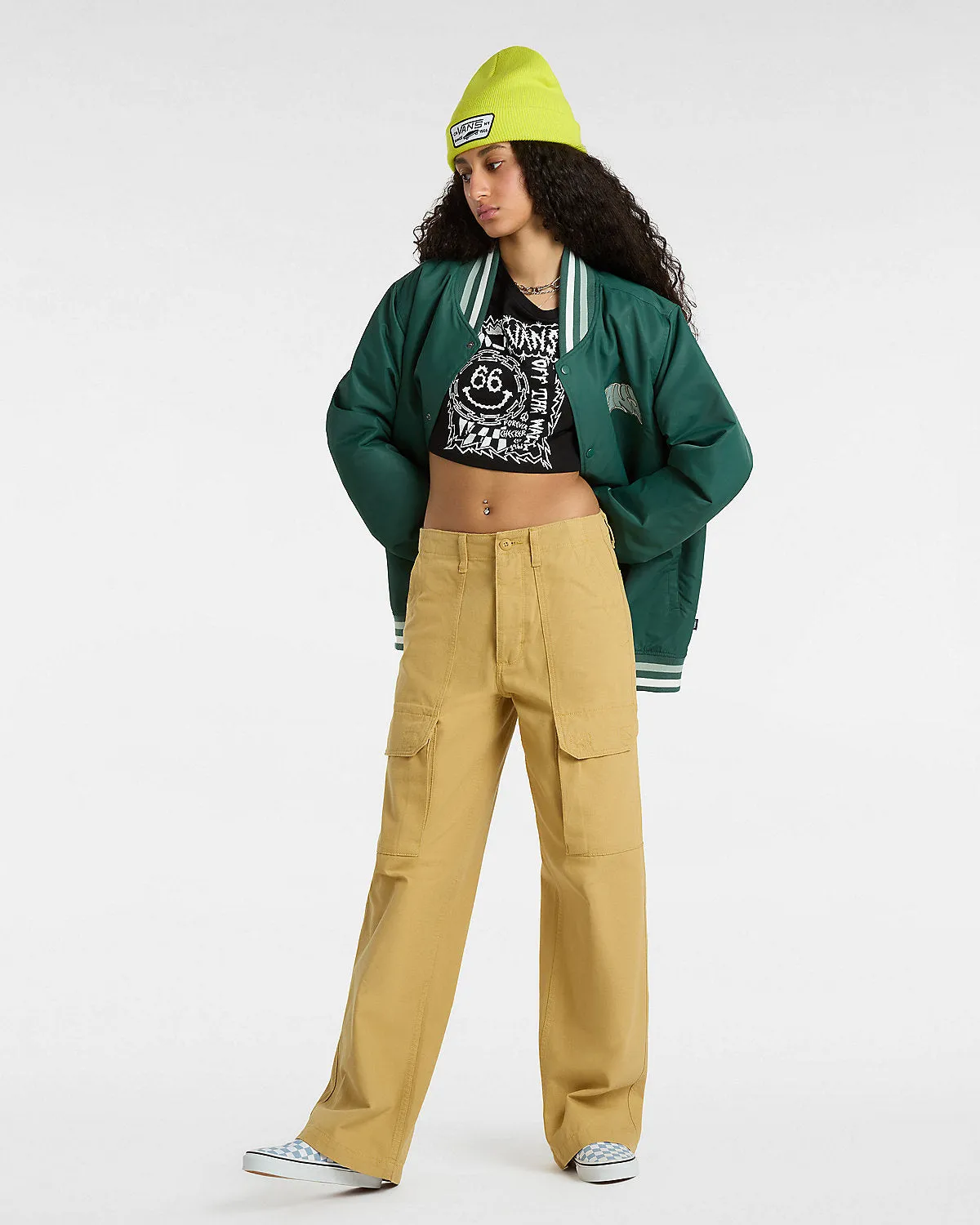 VANS Womens Arroyo Wide Leg Cargo Pant - Antelope Brown