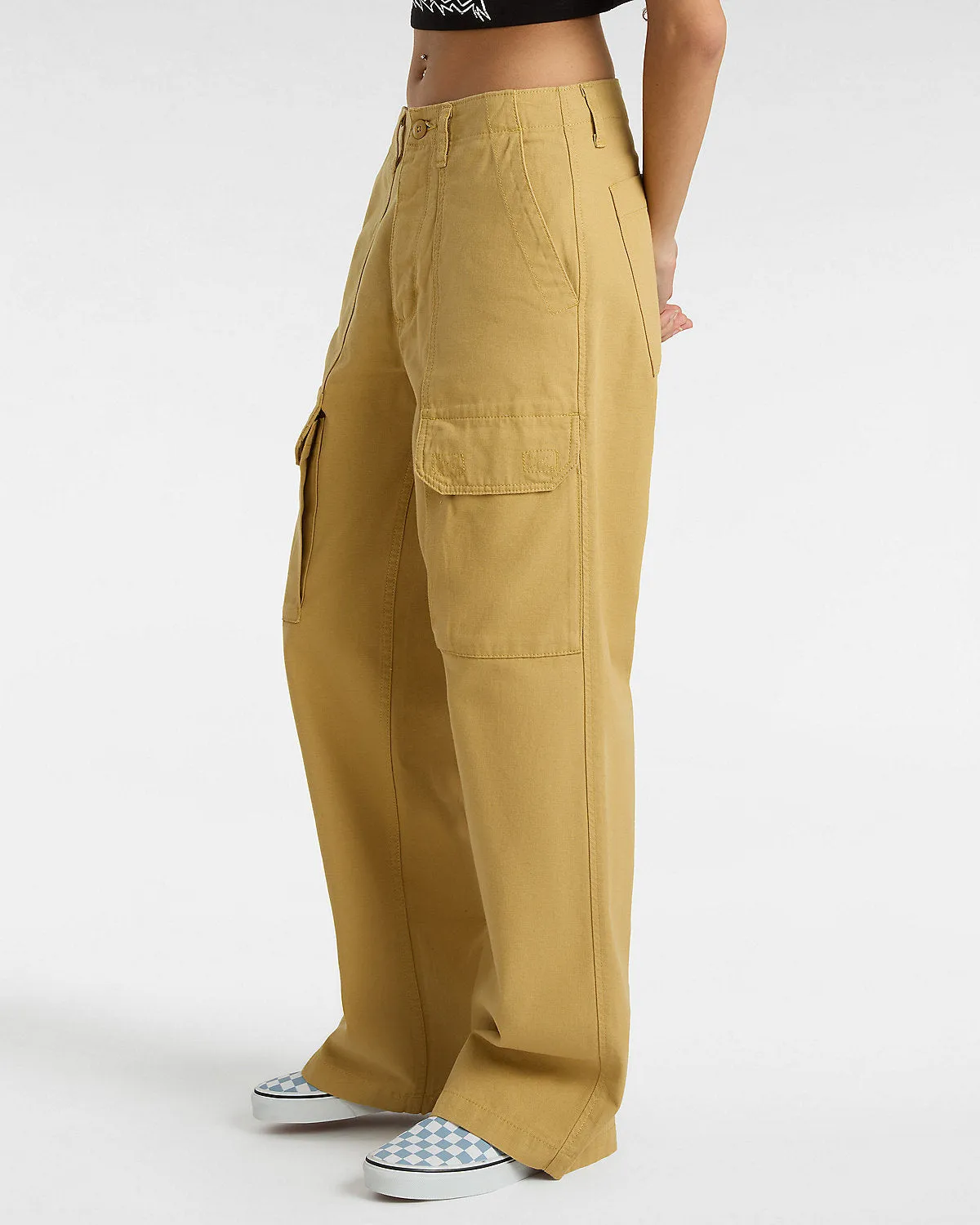 VANS Womens Arroyo Wide Leg Cargo Pant - Antelope Brown