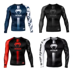 VENUM-03451 Logos MMA Rashguard LONG SLEEVES XS-XXL 4 Colours