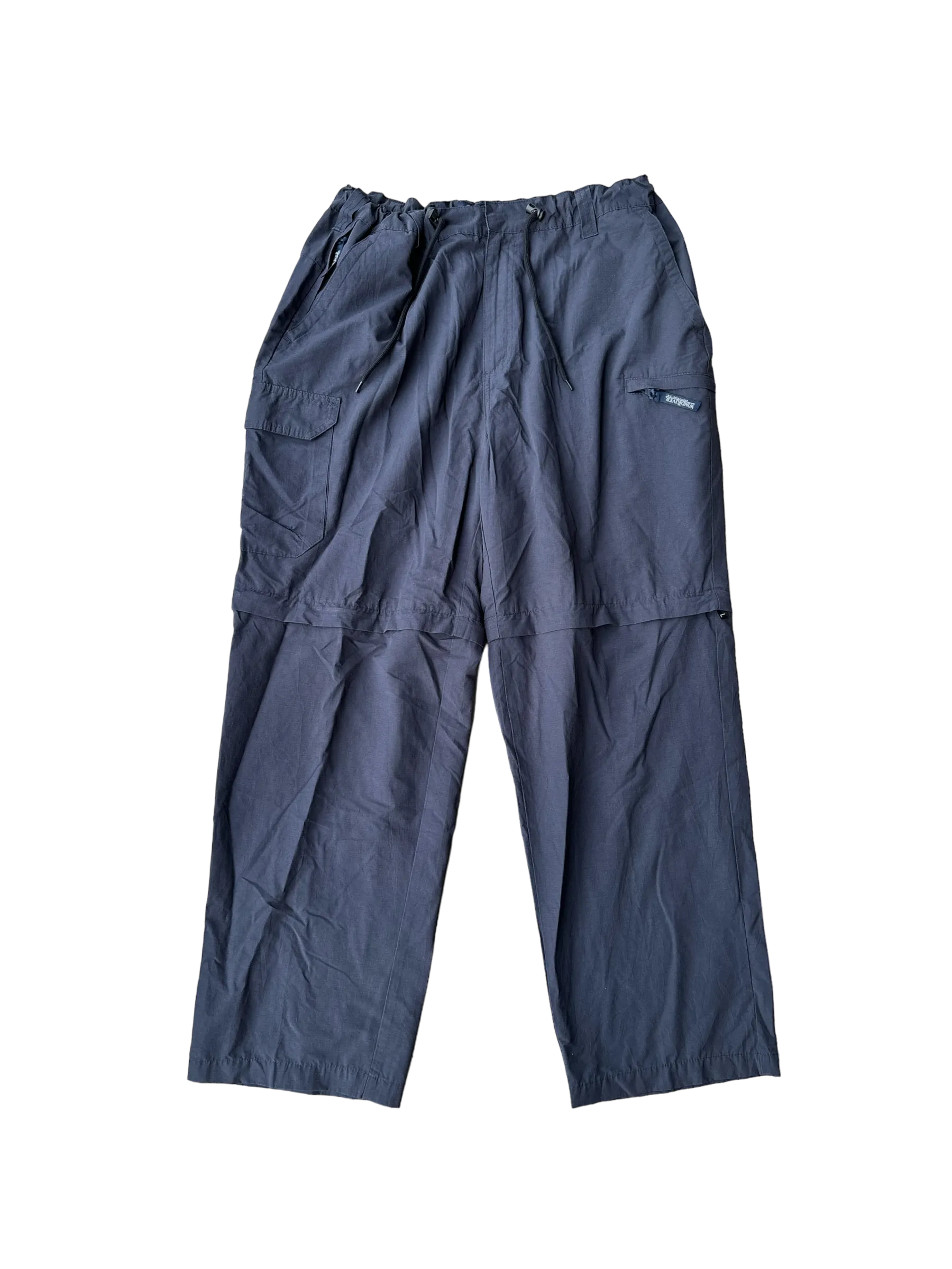 Vintage Parachute Convertible Cargos - Navy