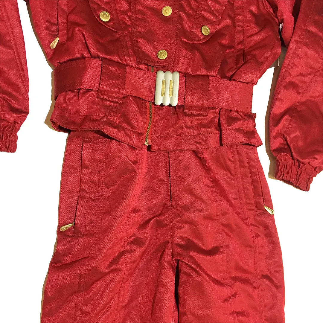 Vintage Silky Way Red Jacket and Pants