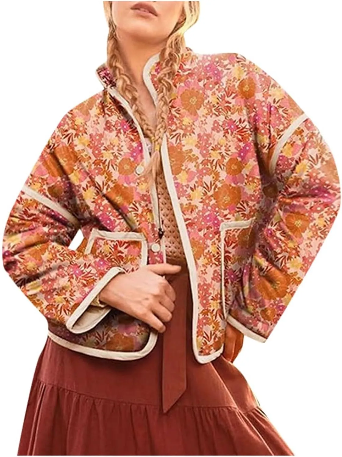 Warm Coats For Women Down Filled Coats For Women Packable Puffer Jacket Women Quilted Bomber Jacket Womens