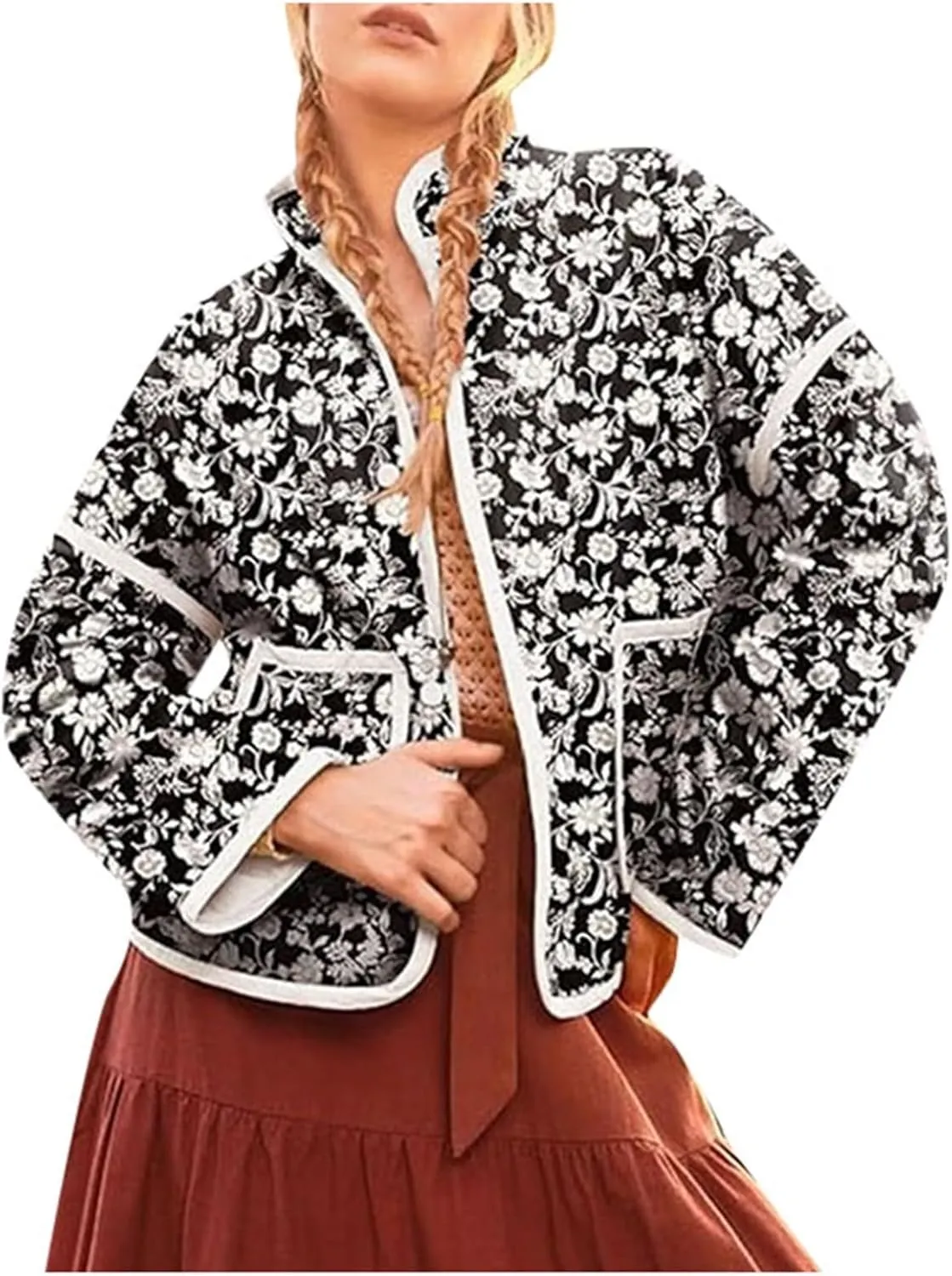Warm Coats For Women Down Filled Coats For Women Packable Puffer Jacket Women Quilted Bomber Jacket Womens