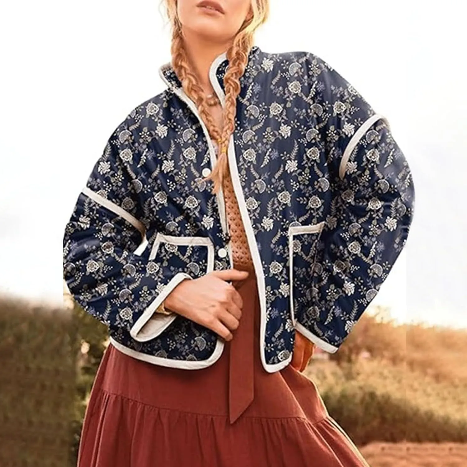 Warm Coats For Women Down Filled Coats For Women Packable Puffer Jacket Women Quilted Bomber Jacket Womens