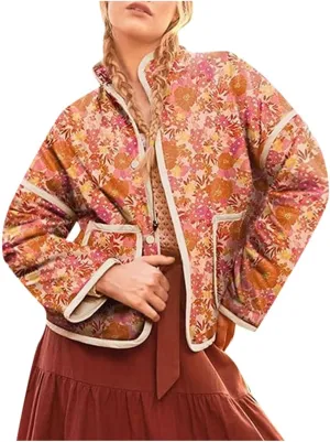 Warm Coats For Women Down Filled Coats For Women Packable Puffer Jacket Women Quilted Bomber Jacket Womens