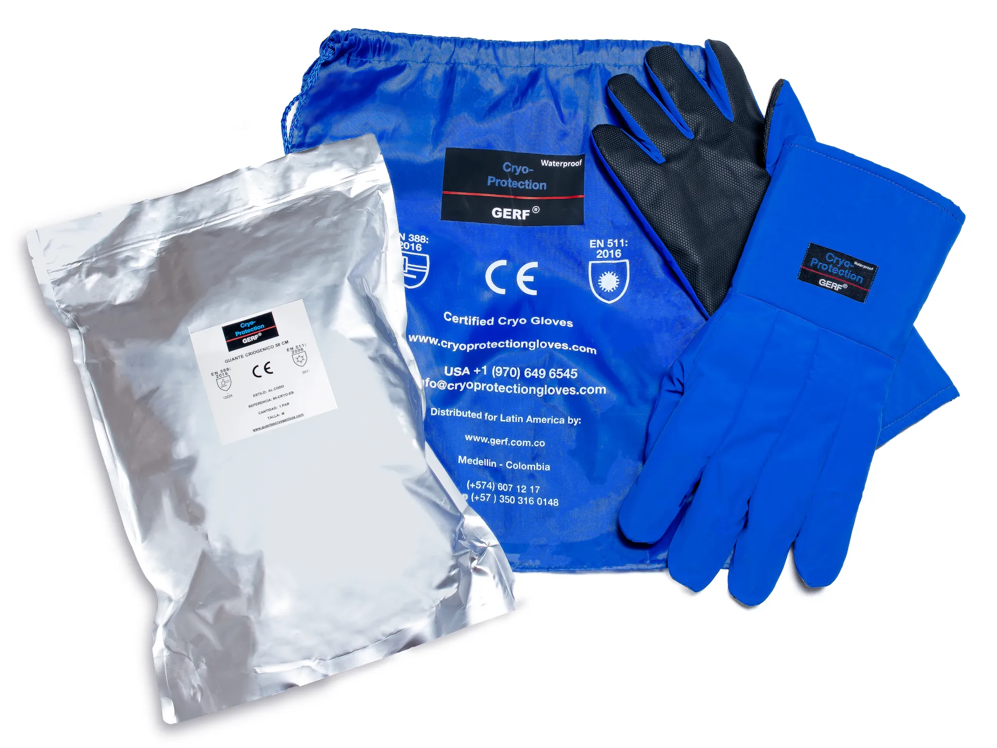 Waterproof Cryo Grip Gloves Mid Arm
