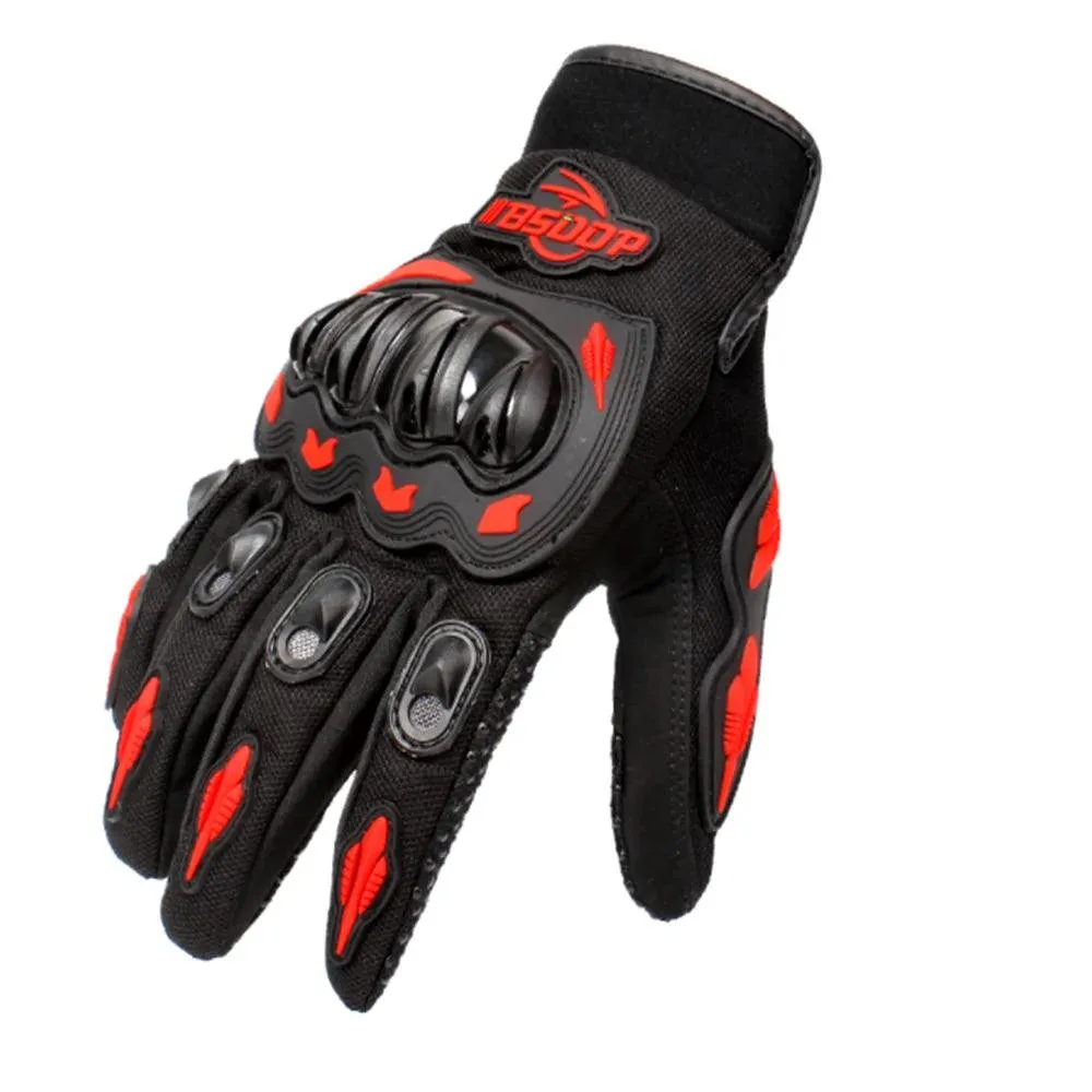 Waterproof Leather Motorcycle Gloves – Breathable Racing Gloves