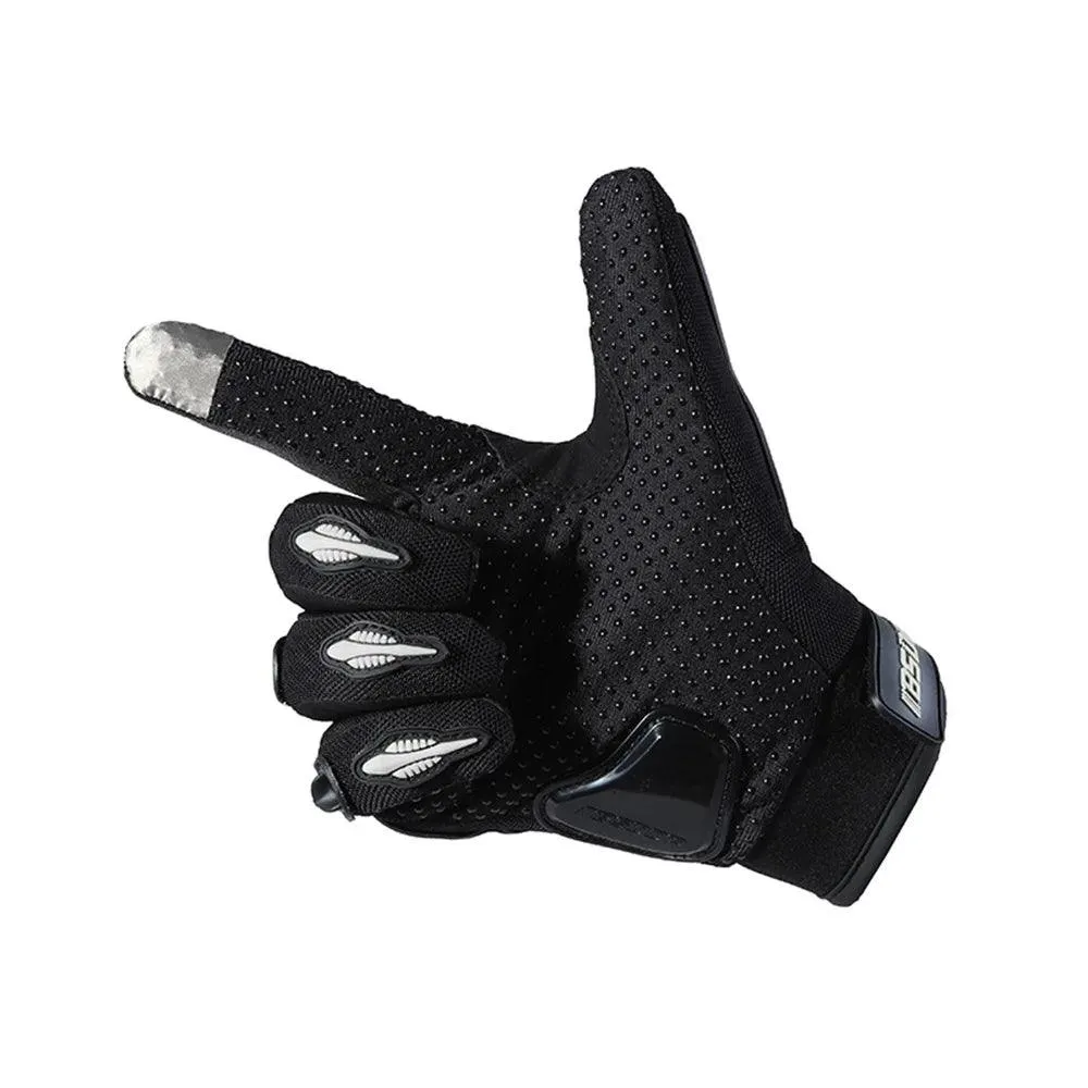 Waterproof Leather Motorcycle Gloves – Breathable Racing Gloves