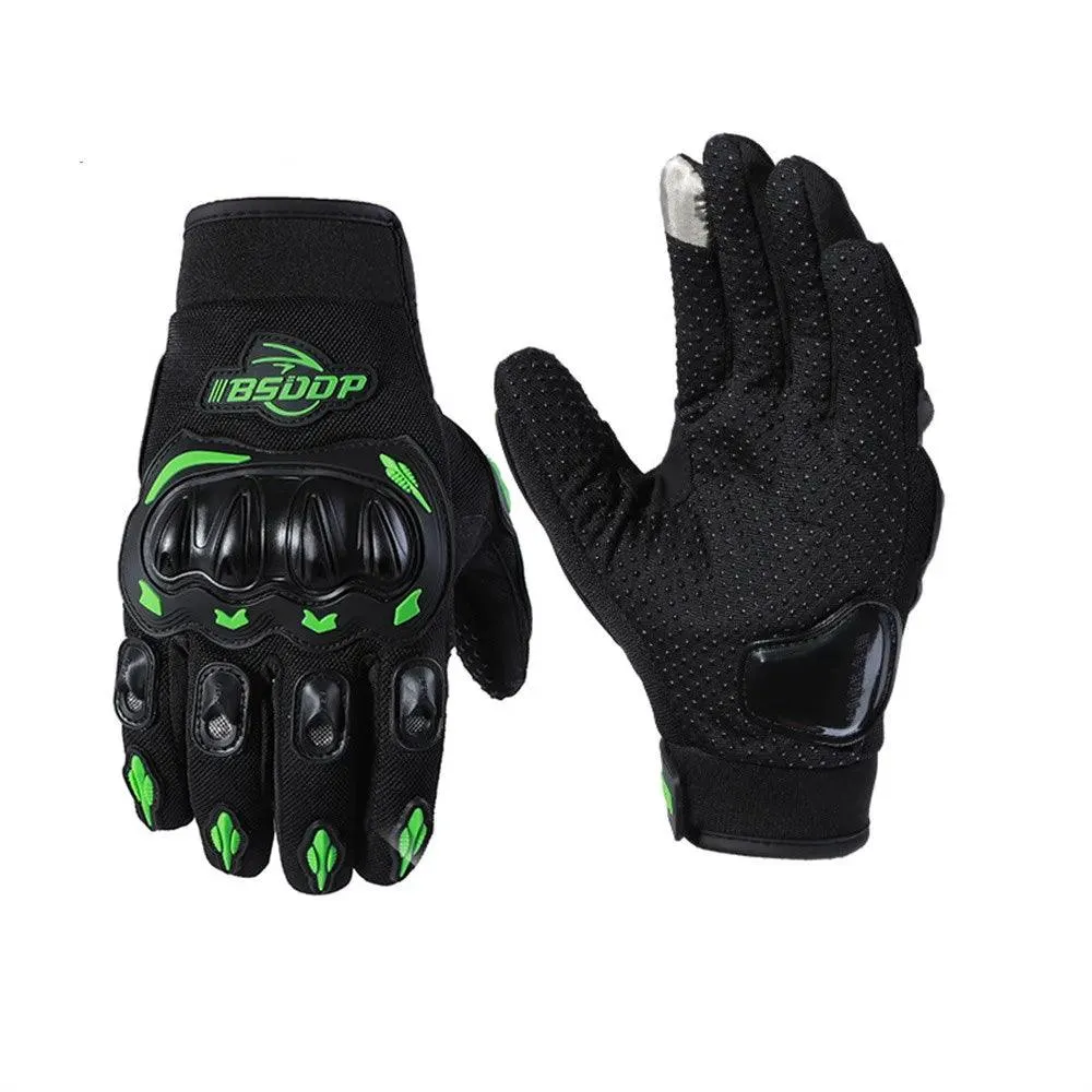 Waterproof Leather Motorcycle Gloves – Breathable Racing Gloves