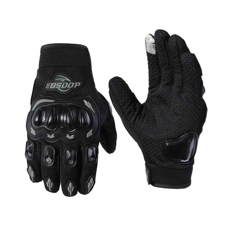 Waterproof Leather Motorcycle Gloves – Breathable Racing Gloves